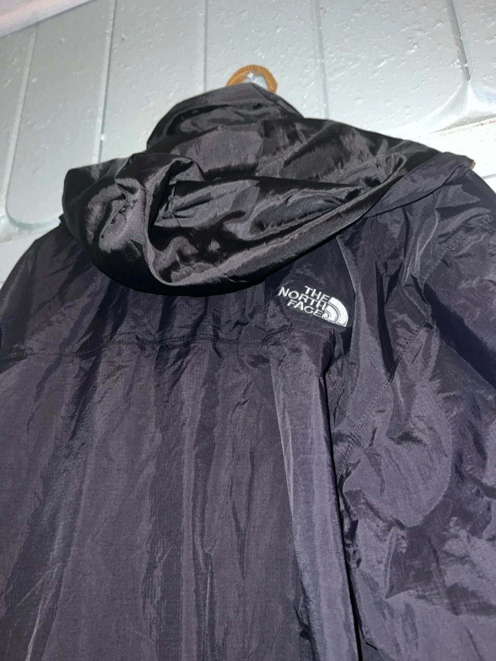 The North Face Men's Black Hooded Rain Shell